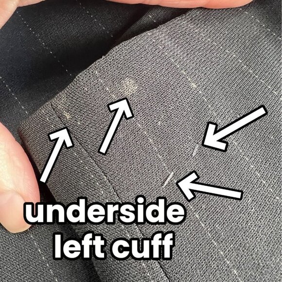 Tahari Arthur S. Levine Pinstripe Blazer Jacket Black Size 18 - Picture 10 of 10